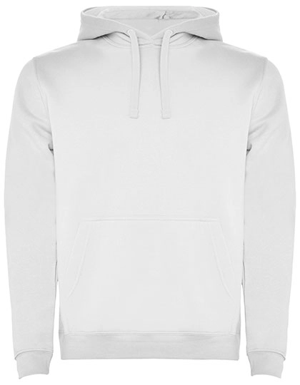 Men´s Urban Hooded Sweatshirt zum Besticken und Bedrucken in der Farbe White 01 mit Ihren Logo, Schriftzug oder Motiv.