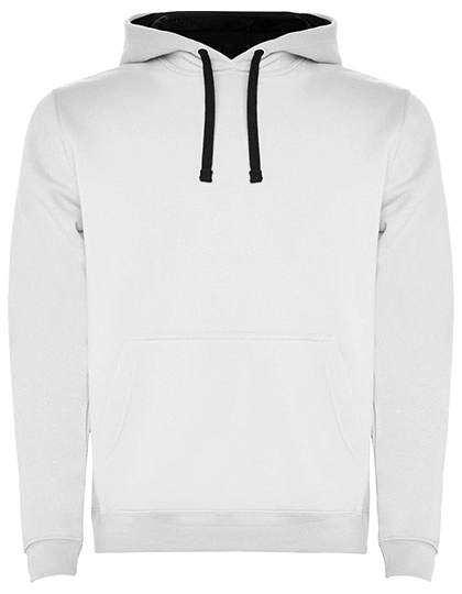Men´s Urban Hooded Sweatshirt zum Besticken und Bedrucken in der Farbe White 01-Navy Blue 55 mit Ihren Logo, Schriftzug oder Motiv.