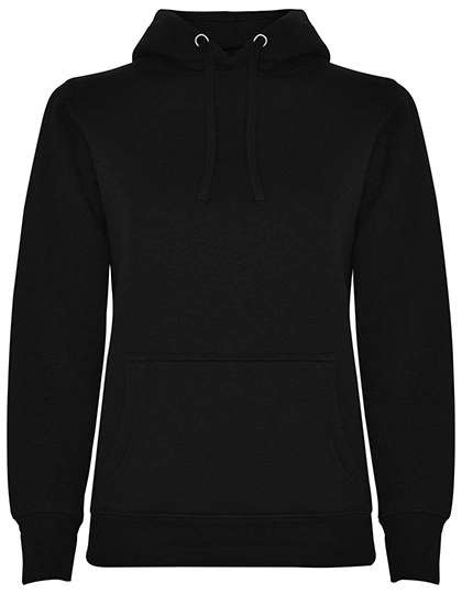 Women´s Urban Hooded Sweatshirt zum Besticken und Bedrucken in der Farbe Black 02 mit Ihren Logo, Schriftzug oder Motiv.