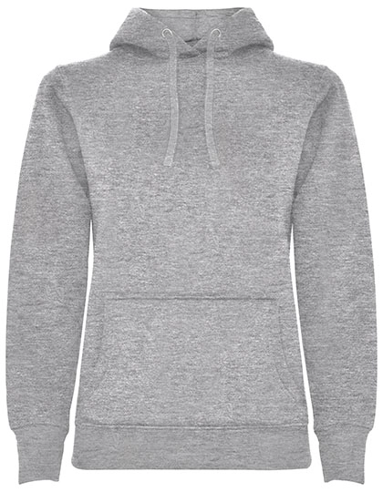 Women´s Urban Hooded Sweatshirt zum Besticken und Bedrucken in der Farbe Heather Grey 58 mit Ihren Logo, Schriftzug oder Motiv.