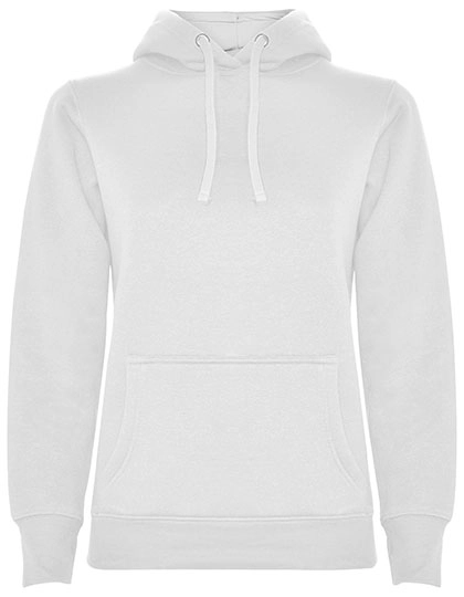 Women´s Urban Hooded Sweatshirt zum Besticken und Bedrucken in der Farbe White 01 mit Ihren Logo, Schriftzug oder Motiv.