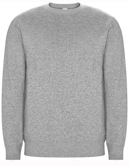 Batian Organic Sweatshirt zum Besticken und Bedrucken in der Farbe Heather Grey 58 mit Ihren Logo, Schriftzug oder Motiv.