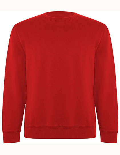 Batian Organic Sweatshirt zum Besticken und Bedrucken in der Farbe Red 60 mit Ihren Logo, Schriftzug oder Motiv.