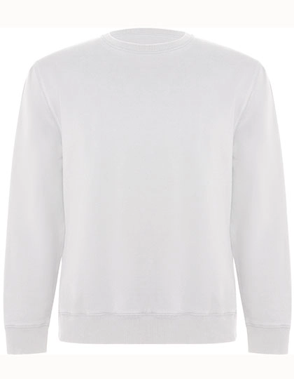 Batian Organic Sweatshirt zum Besticken und Bedrucken in der Farbe White 01 mit Ihren Logo, Schriftzug oder Motiv.
