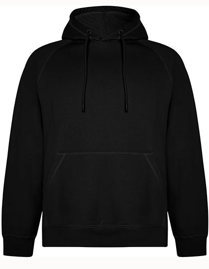 Vinson Organic Hooded Sweatshirt zum Besticken und Bedrucken in der Farbe Black 02 mit Ihren Logo, Schriftzug oder Motiv.