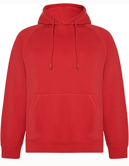 Vinson Organic Hooded Sweatshirt zum Besticken und Bedrucken in der Farbe Red 60 mit Ihren Logo, Schriftzug oder Motiv.