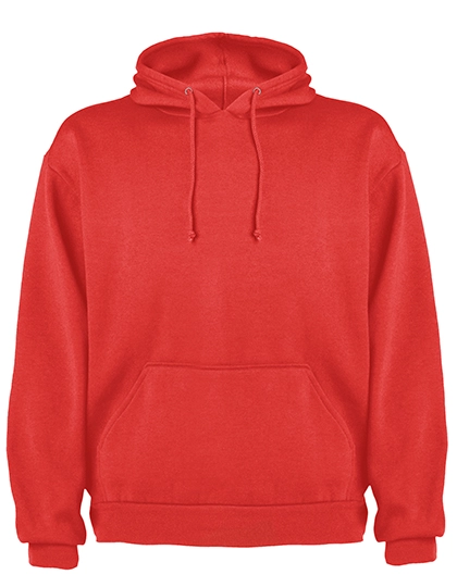 Capucha Hooded Sweatshirt zum Besticken und Bedrucken in der Farbe Red 60 mit Ihren Logo, Schriftzug oder Motiv.
