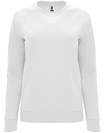 Women´s Annapurna Sweatshirt zum Besticken und Bedrucken in der Farbe White 01 mit Ihren Logo, Schriftzug oder Motiv.