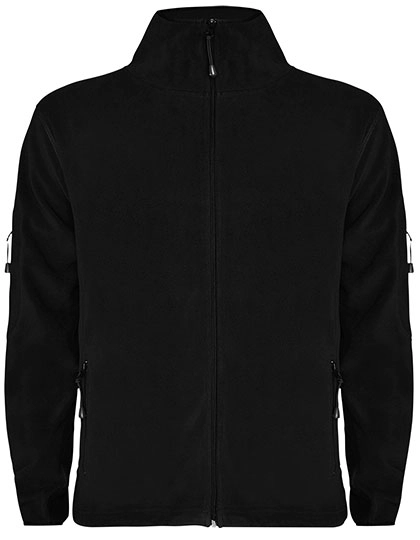 Men´s Luciane Microfleece Jacket zum Besticken und Bedrucken in der Farbe Black 02 mit Ihren Logo, Schriftzug oder Motiv.