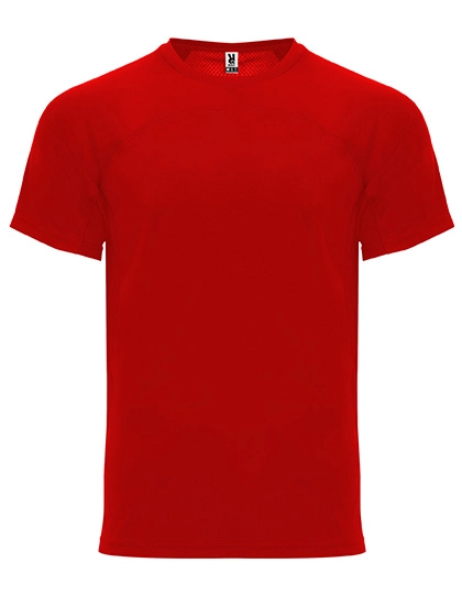 Monaco T-Shirt zum Besticken und Bedrucken in der Farbe Red 60 mit Ihren Logo, Schriftzug oder Motiv.