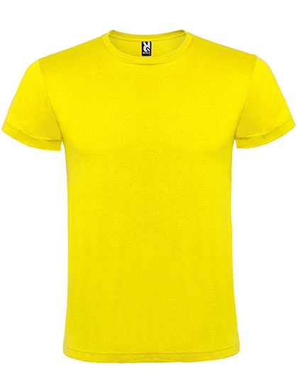 Atomic 150 T-Shirt zum Besticken und Bedrucken in der Farbe Yellow 03 mit Ihren Logo, Schriftzug oder Motiv.