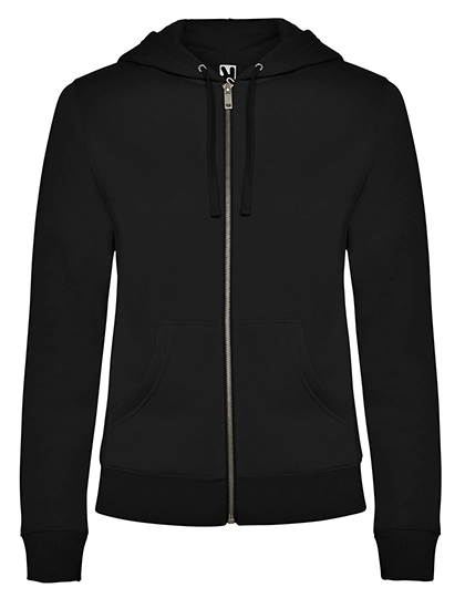 Women´s Veleta Sweatjacket zum Besticken und Bedrucken in der Farbe Black 02 mit Ihren Logo, Schriftzug oder Motiv.