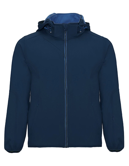 Siberia Softshell Jacket zum Besticken und Bedrucken in der Farbe Navy Blue 55-Royal Blue 05 mit Ihren Logo, Schriftzug oder Motiv.