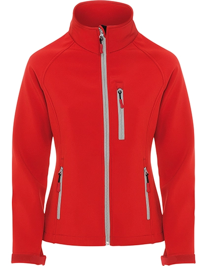 Women´s Antartida Softshell Jacket zum Besticken und Bedrucken in der Farbe Red 60 mit Ihren Logo, Schriftzug oder Motiv.