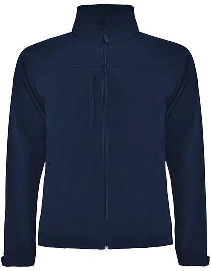 Rudolph Softshell Jacket zum Besticken und Bedrucken in der Farbe Navy Blue 55 mit Ihren Logo, Schriftzug oder Motiv.