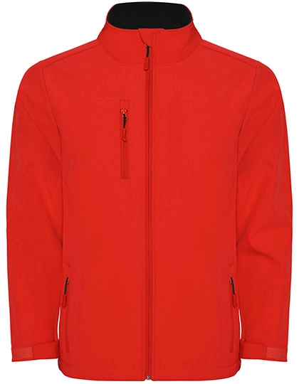 Men´s Nebraska Softshell Jacket zum Besticken und Bedrucken in der Farbe Red 60 mit Ihren Logo, Schriftzug oder Motiv.