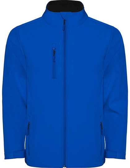 Kids´ Nebraska Softshell Jacket zum Besticken und Bedrucken in der Farbe Royal Blue 05 mit Ihren Logo, Schriftzug oder Motiv.