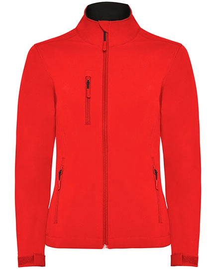 Women´s Nebraska Softshell Jacket zum Besticken und Bedrucken in der Farbe Red 60 mit Ihren Logo, Schriftzug oder Motiv.