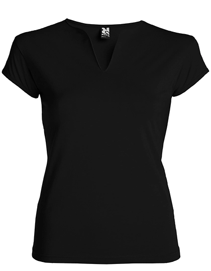 Women´s Belice T-Shirt zum Besticken und Bedrucken in der Farbe Black 02 mit Ihren Logo, Schriftzug oder Motiv.