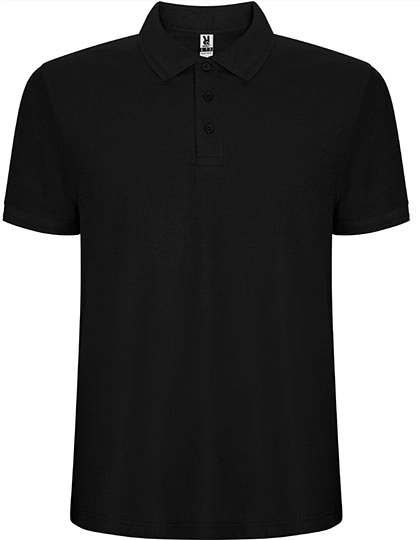 Pegaso Premium Poloshirt zum Besticken und Bedrucken in der Farbe Black 02 mit Ihren Logo, Schriftzug oder Motiv.