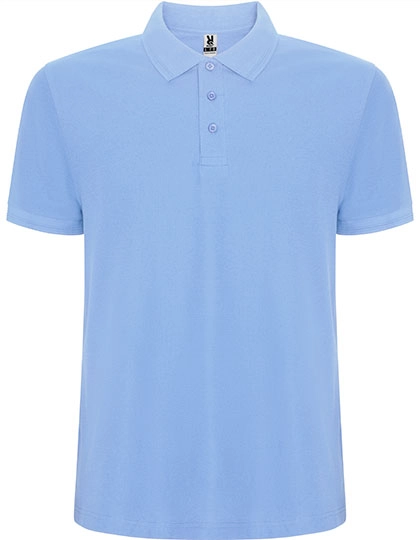 Pegaso Premium Poloshirt zum Besticken und Bedrucken in der Farbe Sky Blue 10 mit Ihren Logo, Schriftzug oder Motiv.