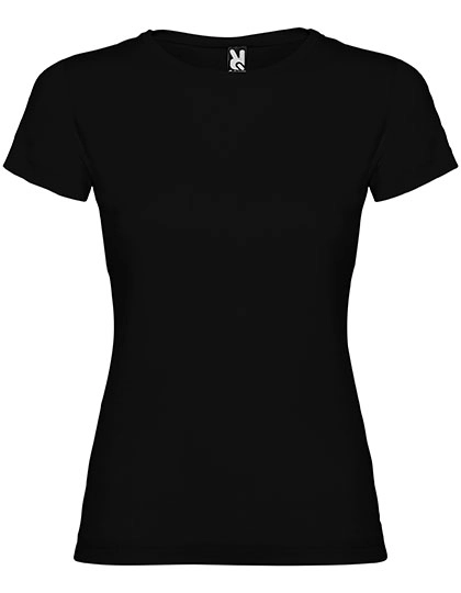 Girls Jamaica T-Shirt zum Besticken und Bedrucken in der Farbe Black 02 mit Ihren Logo, Schriftzug oder Motiv.