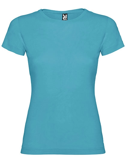Girls Jamaica T-Shirt zum Besticken und Bedrucken in der Farbe Turquoise 12 mit Ihren Logo, Schriftzug oder Motiv.