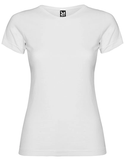 Girls Jamaica T-Shirt zum Besticken und Bedrucken in der Farbe White 01 mit Ihren Logo, Schriftzug oder Motiv.