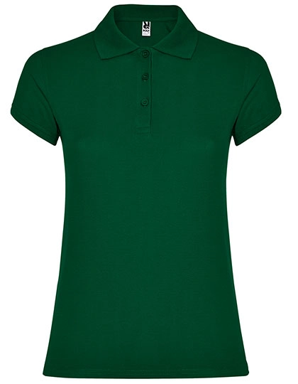 Women´s Star Poloshirt zum Besticken und Bedrucken in der Farbe Bottle Green 56 mit Ihren Logo, Schriftzug oder Motiv.