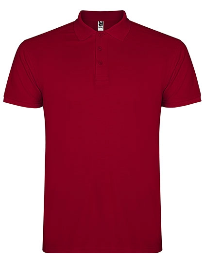 Men´s Star Poloshirt zum Besticken und Bedrucken in der Farbe Garnet Red 57 mit Ihren Logo, Schriftzug oder Motiv.