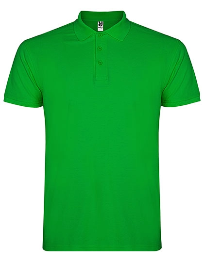 Men´s Star Poloshirt zum Besticken und Bedrucken in der Farbe Grass Green 83 mit Ihren Logo, Schriftzug oder Motiv.