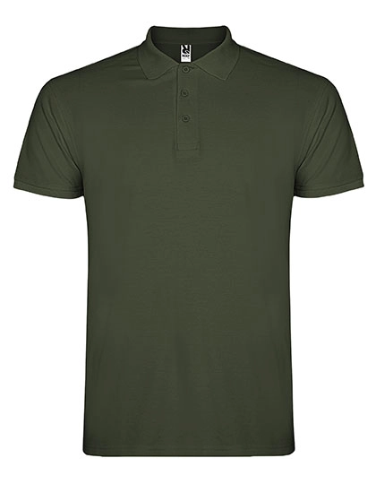 Men´s Star Poloshirt zum Besticken und Bedrucken in der Farbe Venture Green 152 mit Ihren Logo, Schriftzug oder Motiv.