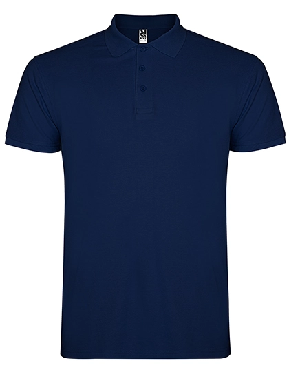 Kids´ Star Poloshirt zum Besticken und Bedrucken in der Farbe Navy Blue 55 mit Ihren Logo, Schriftzug oder Motiv.