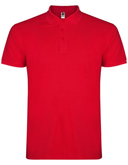 Kids´ Star Poloshirt zum Besticken und Bedrucken in der Farbe Red 60 mit Ihren Logo, Schriftzug oder Motiv.