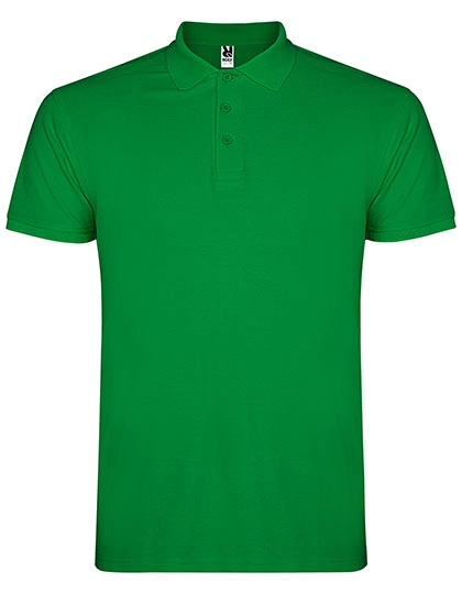 Kids´ Star Poloshirt zum Besticken und Bedrucken in der Farbe Tropical Green 216 mit Ihren Logo, Schriftzug oder Motiv.