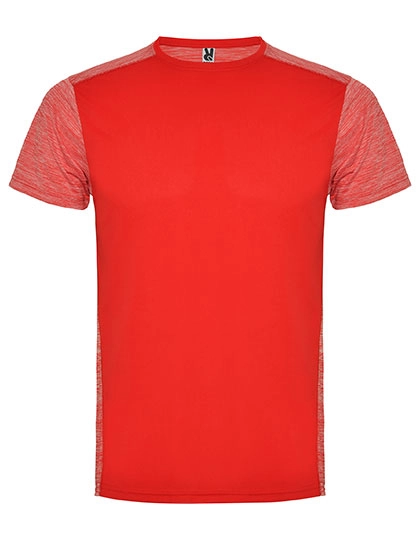 Men´s Zolder T-Shirt zum Besticken und Bedrucken in der Farbe Red 60-Heather Red 245 mit Ihren Logo, Schriftzug oder Motiv.