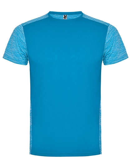 Men´s Zolder T-Shirt zum Besticken und Bedrucken in der Farbe Turquoise 12-Heather Turquoise 246 mit Ihren Logo, Schriftzug oder Motiv.