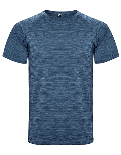 Kids´ Austin T-Shirt zum Besticken und Bedrucken in der Farbe Heather Navy Blue 247 mit Ihren Logo, Schriftzug oder Motiv.