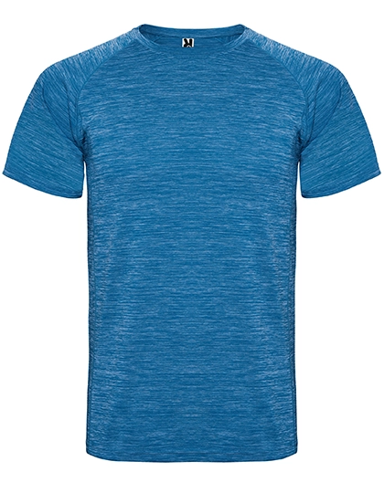Kids´ Austin T-Shirt zum Besticken und Bedrucken in der Farbe Heather Royal Blue 248 mit Ihren Logo, Schriftzug oder Motiv.
