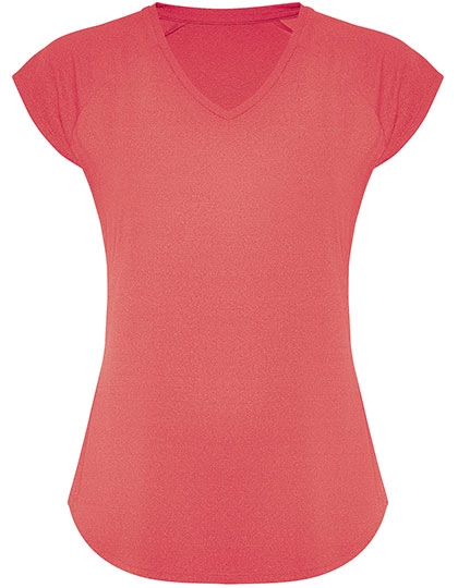 Avus T-Shirt zum Besticken und Bedrucken in der Farbe Fluor Coral 234 mit Ihren Logo, Schriftzug oder Motiv.
