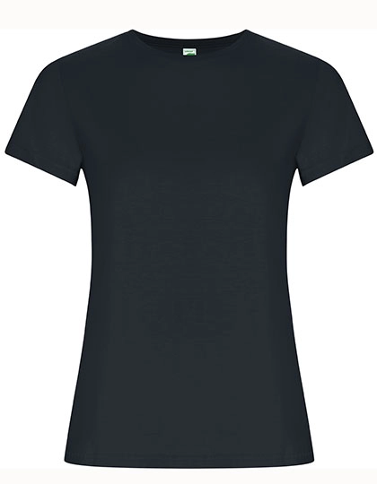 Women´s Golden Organic T-Shirt zum Besticken und Bedrucken in der Farbe Ebony 231 mit Ihren Logo, Schriftzug oder Motiv.