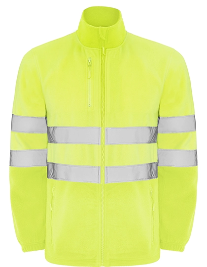 Altair Hi-Viz Fleece Jacket zum Besticken und Bedrucken in der Farbe Fluor Yellow 221 mit Ihren Logo, Schriftzug oder Motiv.
