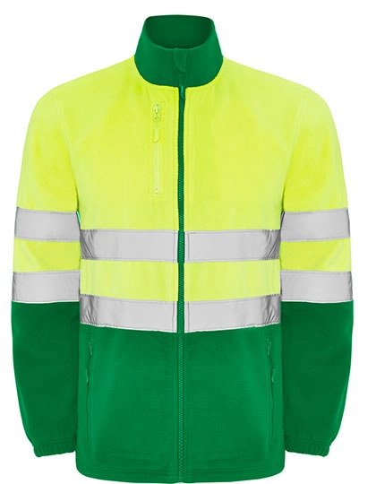 Altair Hi-Viz Fleece Jacket zum Besticken und Bedrucken in der Farbe Garden Green 52-Fluor Yellow 221 mit Ihren Logo, Schriftzug oder Motiv.