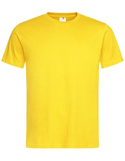 Classic-T Unisex zum Besticken und Bedrucken in der Farbe Sunflower Yellow mit Ihren Logo, Schriftzug oder Motiv.