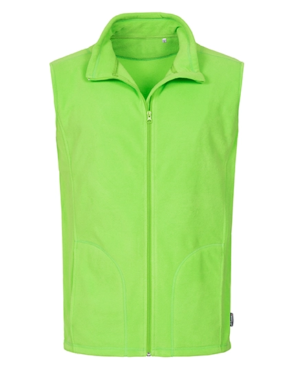 Fleece Vest zum Besticken und Bedrucken in der Farbe Kiwi Green mit Ihren Logo, Schriftzug oder Motiv.