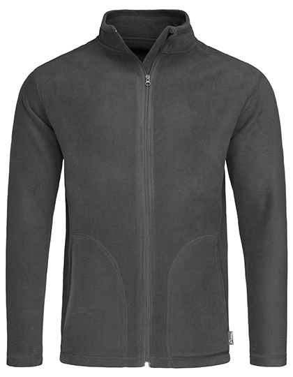 Fleece Jacket zum Besticken und Bedrucken in der Farbe Grey Steel (Solid) mit Ihren Logo, Schriftzug oder Motiv.