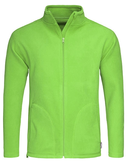 Fleece Jacket zum Besticken und Bedrucken in der Farbe Kiwi Green mit Ihren Logo, Schriftzug oder Motiv.
