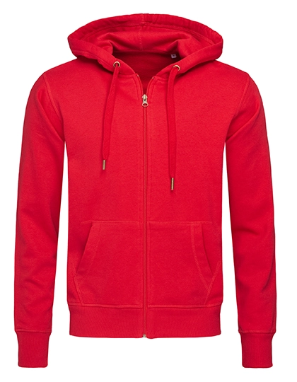 Sweat Jacket Select zum Besticken und Bedrucken in der Farbe Crimson Red mit Ihren Logo, Schriftzug oder Motiv.
