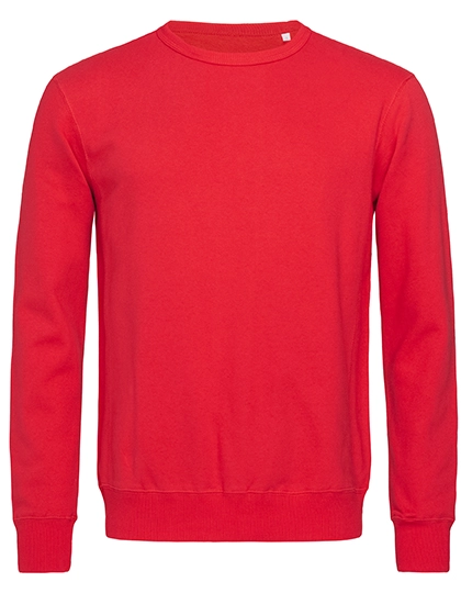 Sweatshirt Select zum Besticken und Bedrucken in der Farbe Crimson Red mit Ihren Logo, Schriftzug oder Motiv.