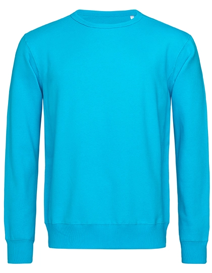 Sweatshirt Select zum Besticken und Bedrucken in der Farbe Hawaii Blue mit Ihren Logo, Schriftzug oder Motiv.